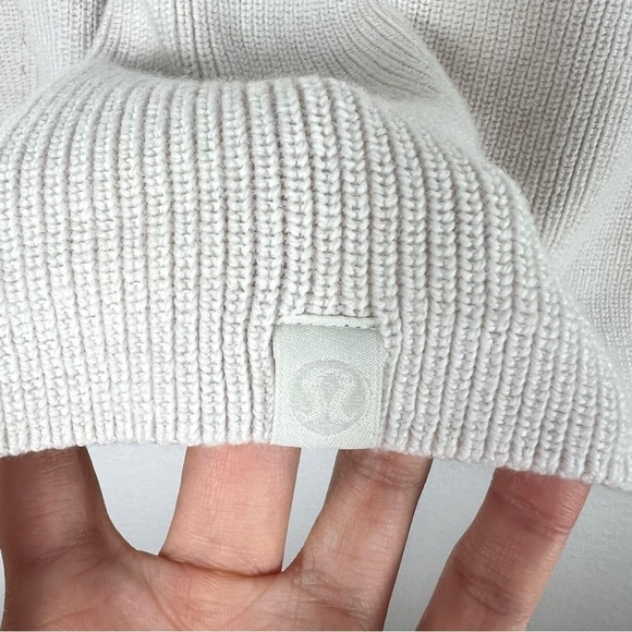 LULULEMON MERINO WOOL BLEND CREW NECK COZY TUNIC SWEATER size 4 - Picture 6 of 8